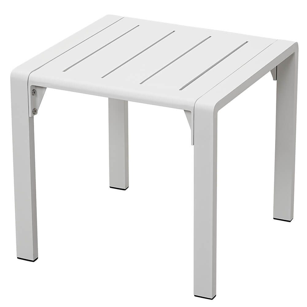 MeXo Gartenlounge-Set Lounge Gartenmöbelset Aluminium Wetterfest, (Couchtisch, 1-tlg., 44 x 44 x 41 cm), wetterfest Gartentisch für 1-2 Personen – Bild 2 von 4