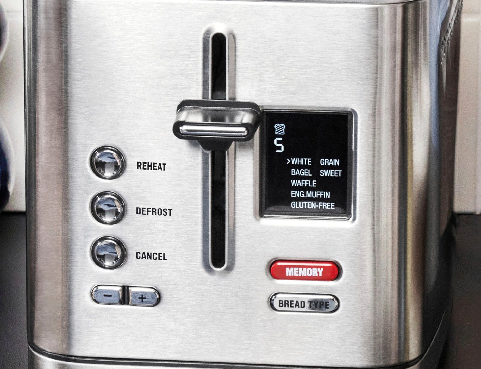 Design 2S, 42395 Toaster Scheiben, 950 Digital Gastroback für Toaster 2 W