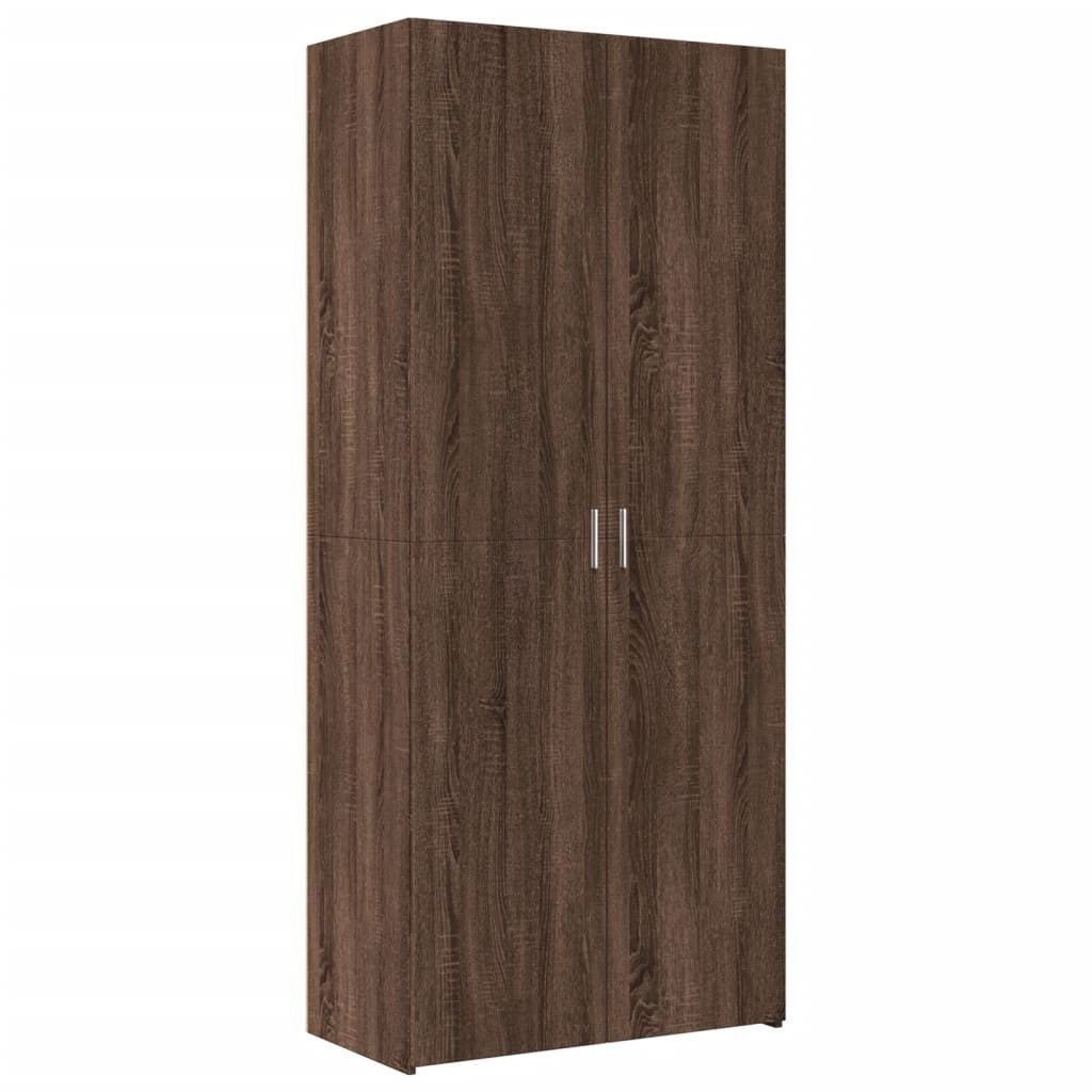 vidaXL Highboard Highboard Braun Eichen-Optik 80x42,5x185 günstig online kaufen