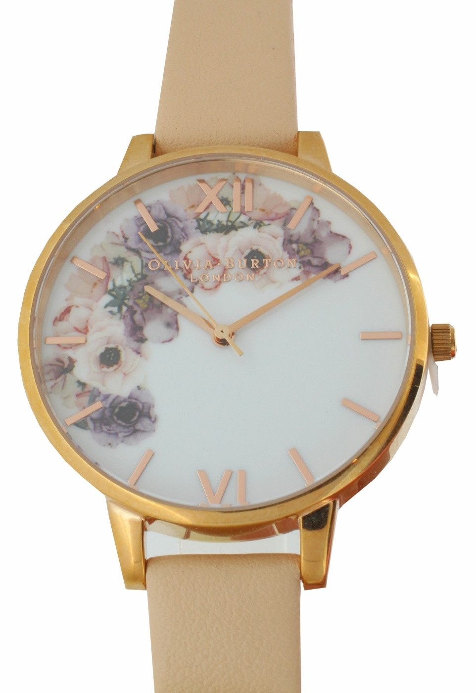 OLIVIA BURTON Quarzuhr OLIVIA BURTON Damen Quarz Uhr OB16PP30 Watercolour Florals