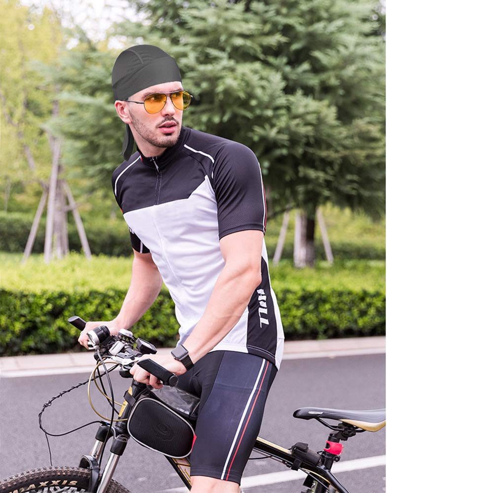 FOUORTUNATE-BEE Kopftuch Sport Bandana Mütze Atmungsaktiv Schnelltrocknend Unisex Radfahren