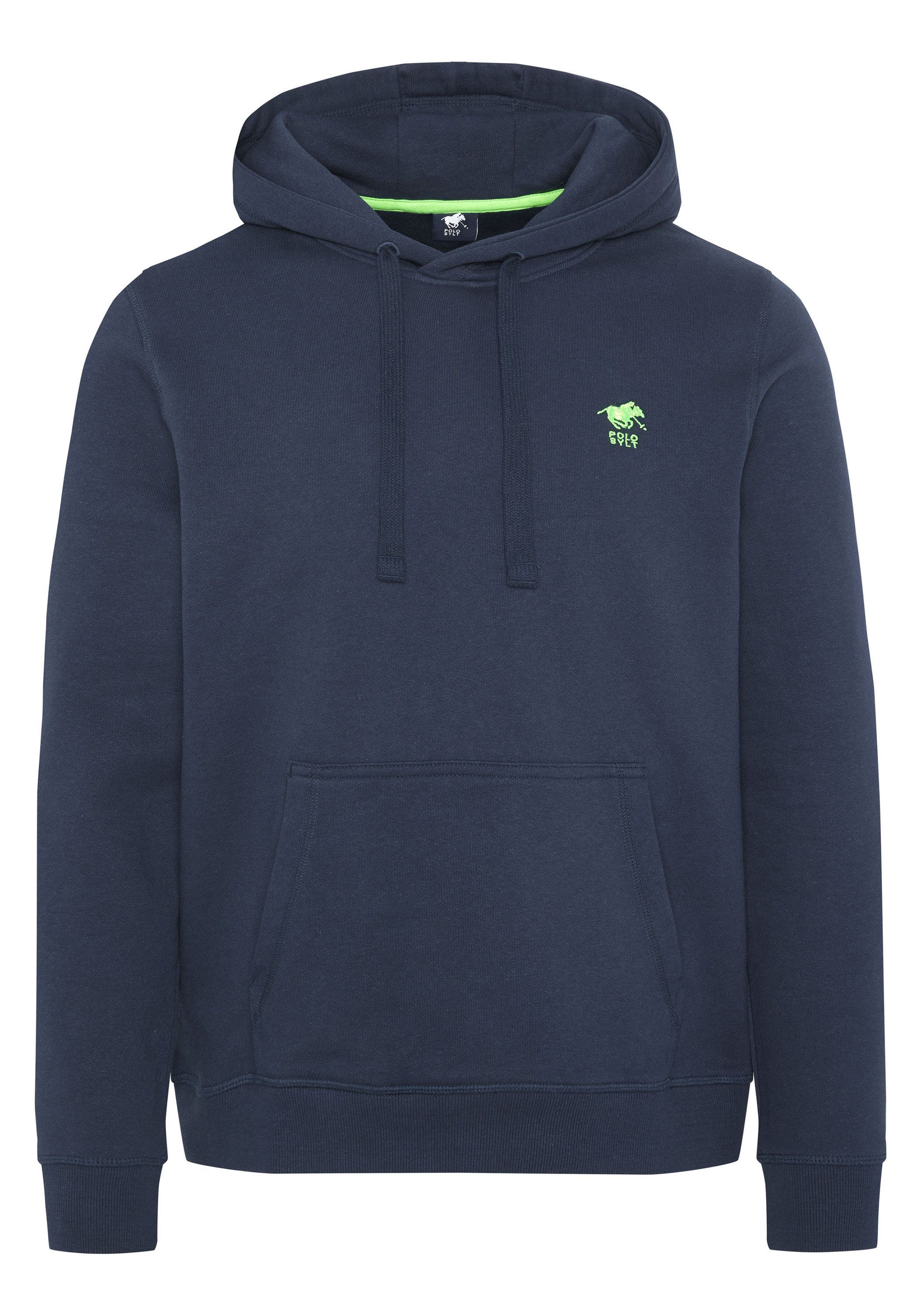 Polo Sylt Kapuzensweatshirt mit gesticktem Label-Symbol günstig online kaufen
