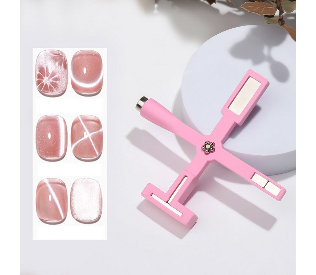 DEBAIJIA Nageldesign Zubehör 5-in-1 Magnetisches Nagel Katzenaugen-Gel-Polierwerkzeug