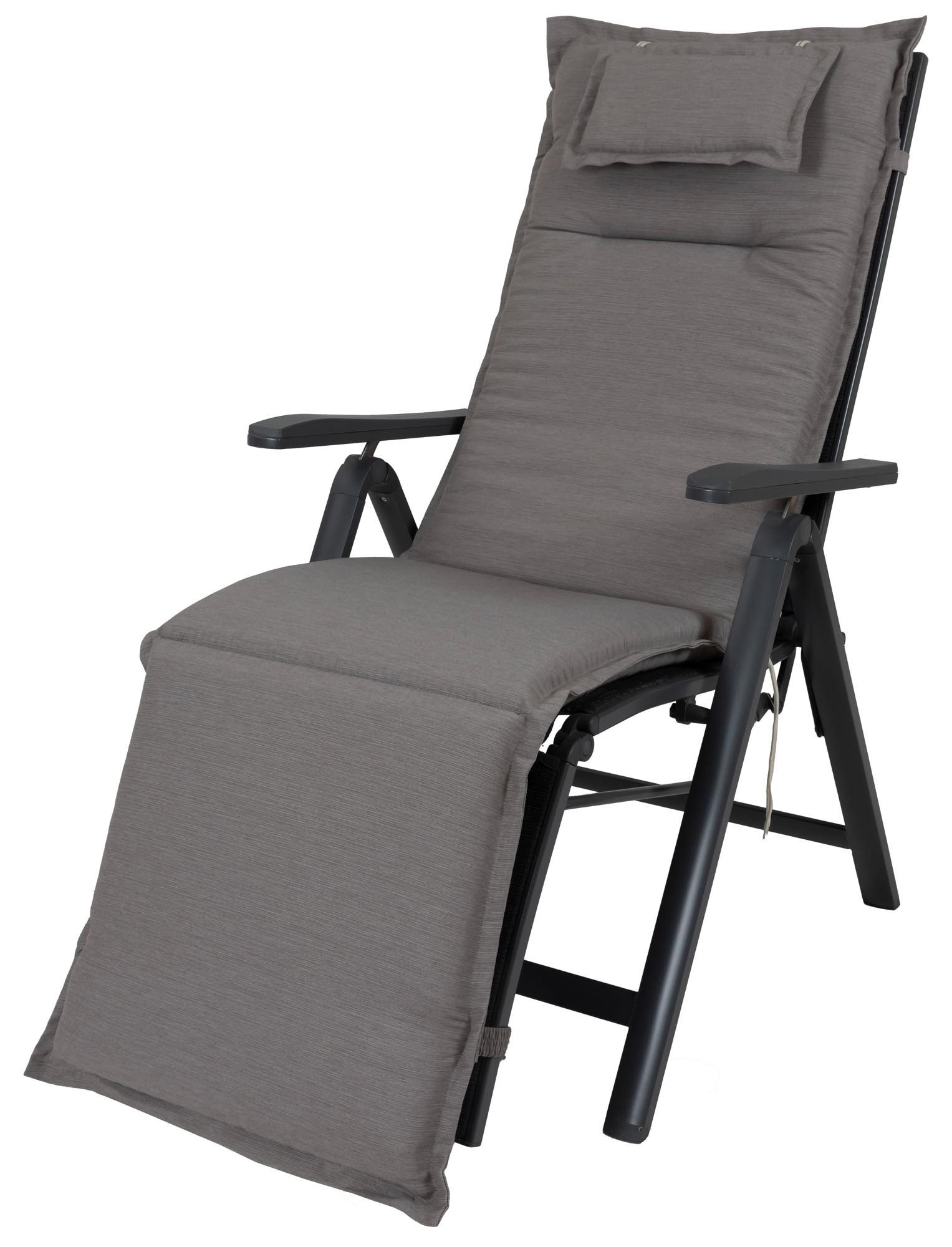 Sun Garden Sesselauflage Auflage Relaxliege Toronto 50318-625 taupe 170x52x6,5 cm Sun Garden