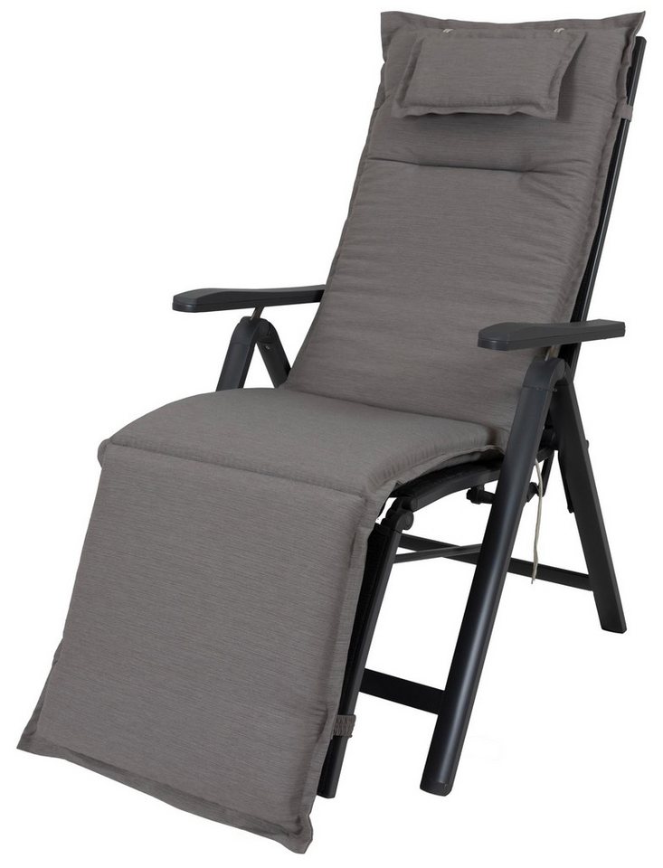 Sun Garden Sesselauflage Auflage Relaxliege Toronto 50318-625 taupe 170x52x6,5 cm Sun Garden