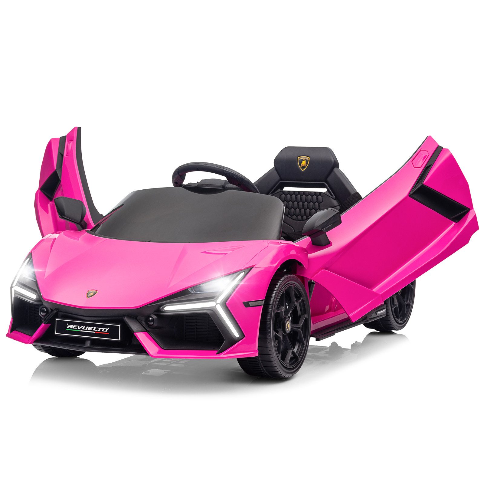 LALAHO Elektro-Kinderauto Kinder Elektroauto 12V 2.4GHz Fernbedienung, 12V 4.5Ah, 2.4GHz Fernbedienung, drei Geschwindigkeitsstufen