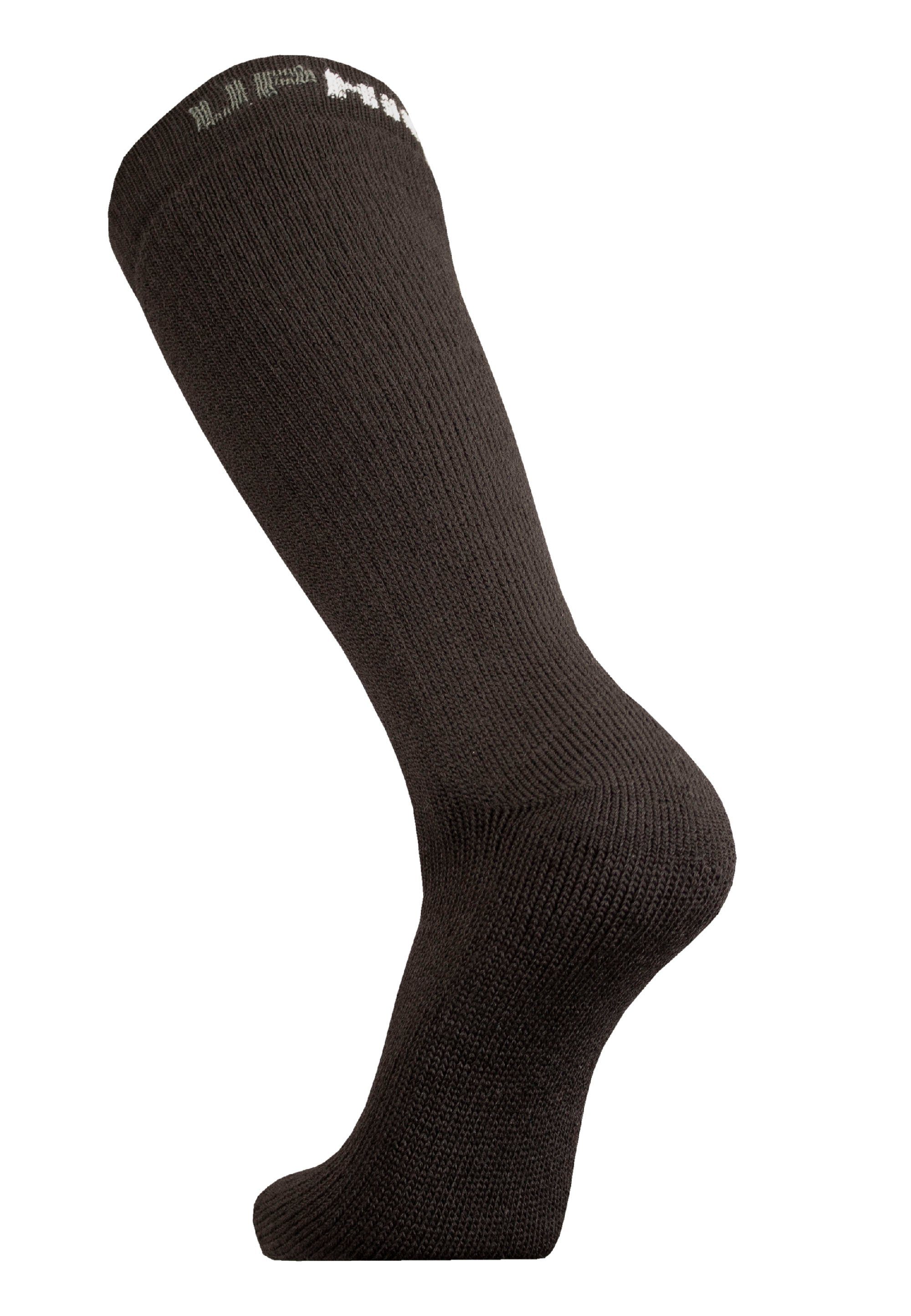 INARI Socken Struktur schwarz mit UphillSport mehrlagiger (1-Paar)