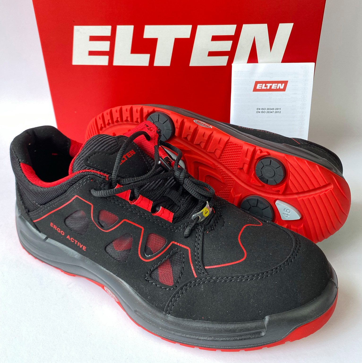 ELTEN GRANT Low ESD S1 SRC Sportliche Sicherheitssneaker Herren Sicherheitsschuh Sportliche Sicherheitssneaker für Herren