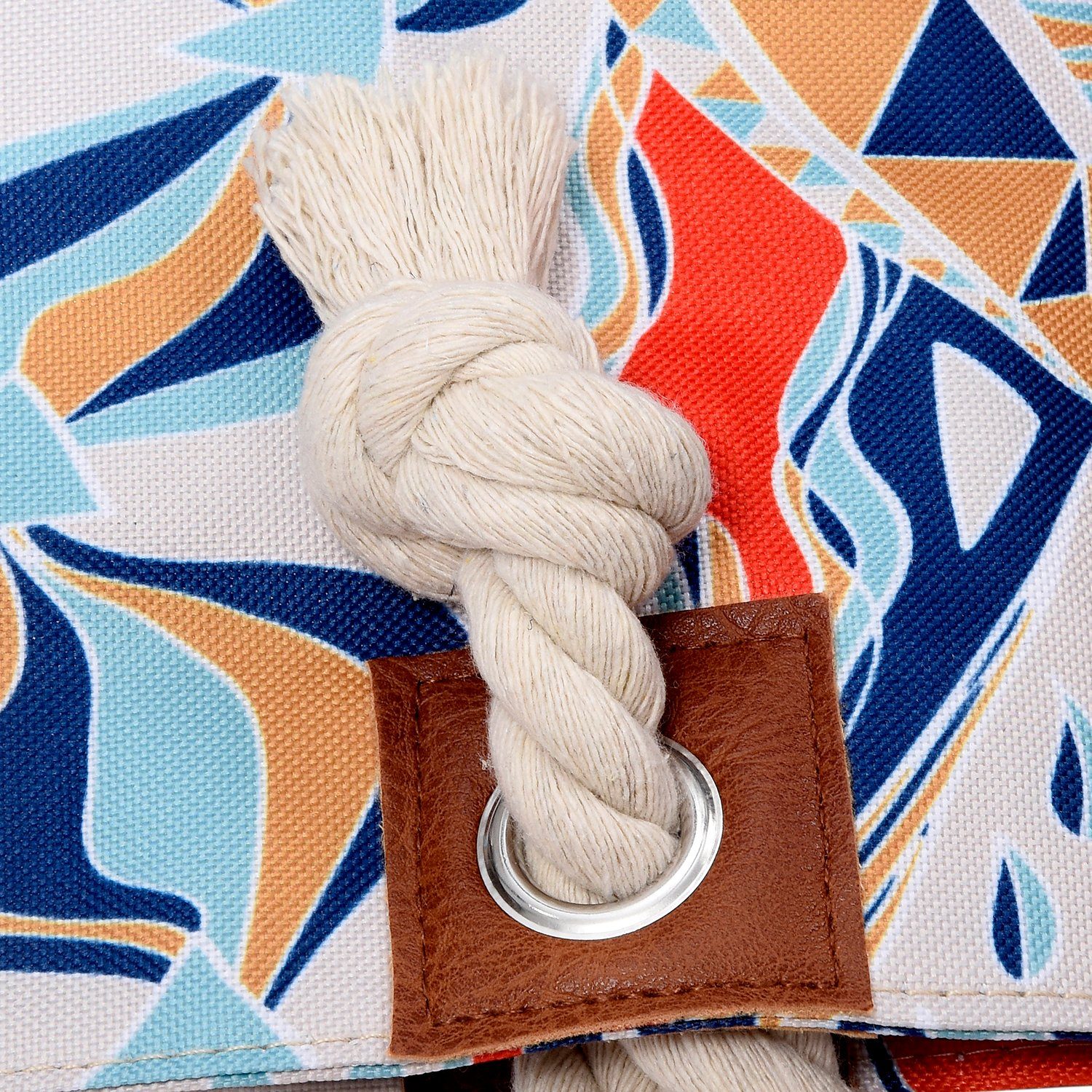 Strandtasche Große DonDon Strandtasche, mit Beutel Kunst Tasche kleinem inkl. Moderne (2-tlg), Shopper Reißverschluss, wasserabweisende