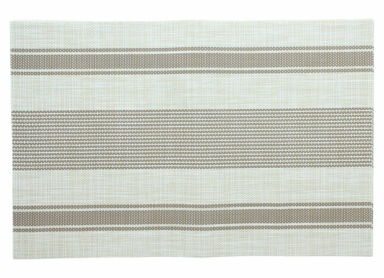 Home-trends24.de Platzset Platzdecke Gestreift Platzmatte Deckchen Abwischbar 4er Set Deko