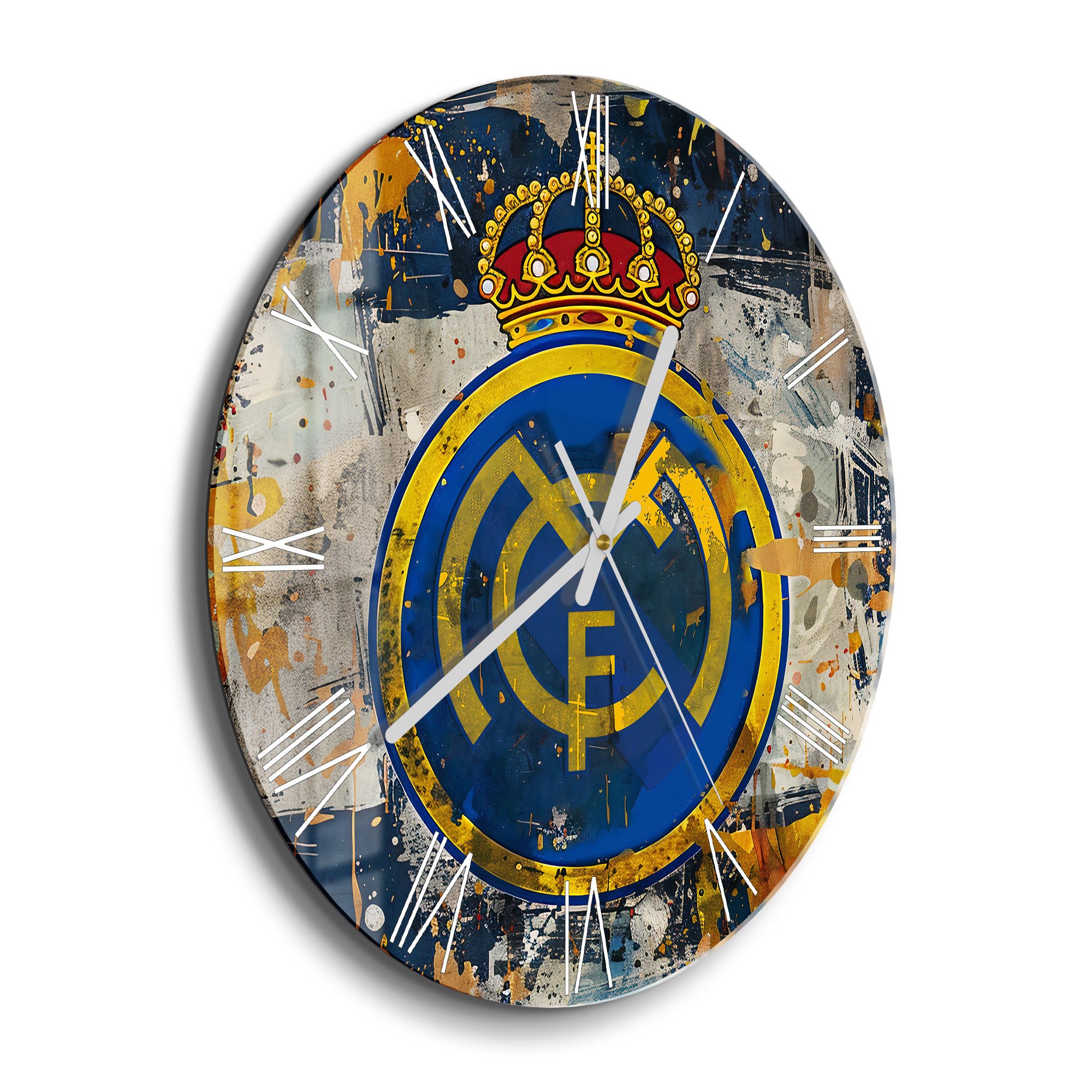 DEQORI Wanduhr 'Wappen Real Madrid' (Glas günstig online kaufen