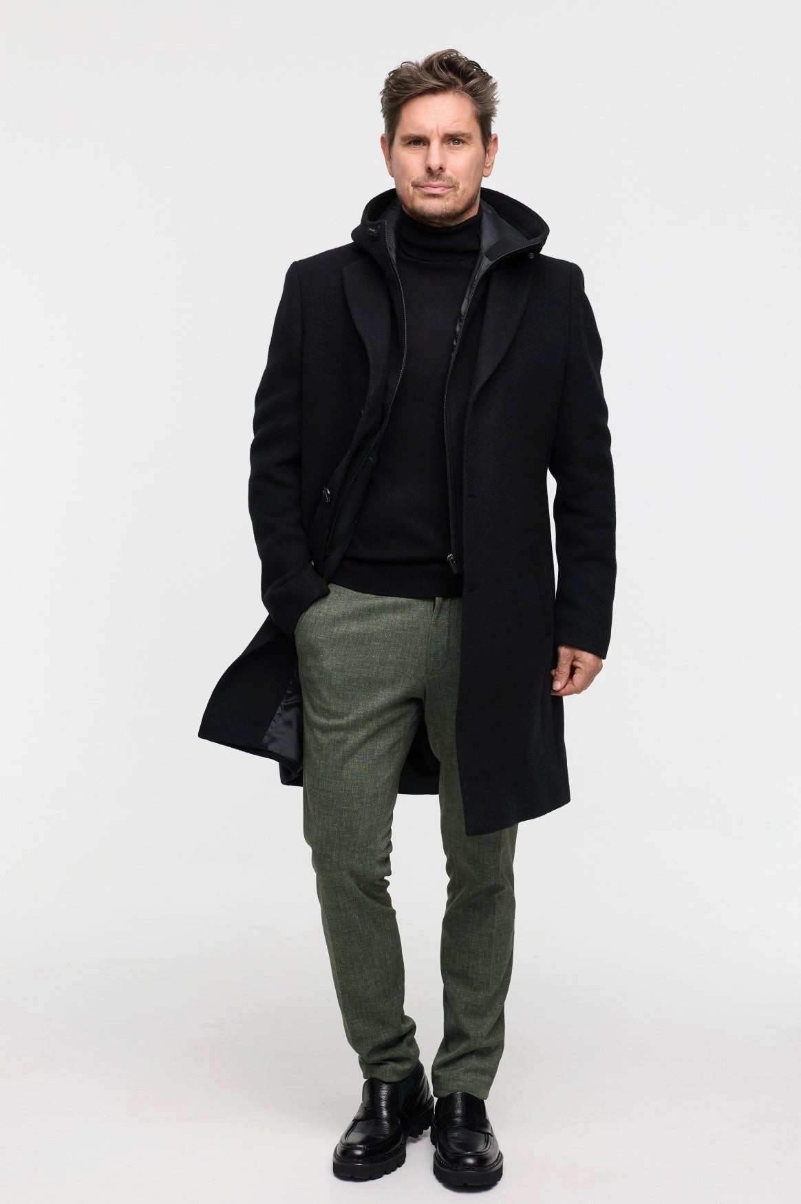 ZUITABLE Wintermantel Mantel DiArvid 252814-900, Black Zeitlos eleganter Wintermantel in Schwarz