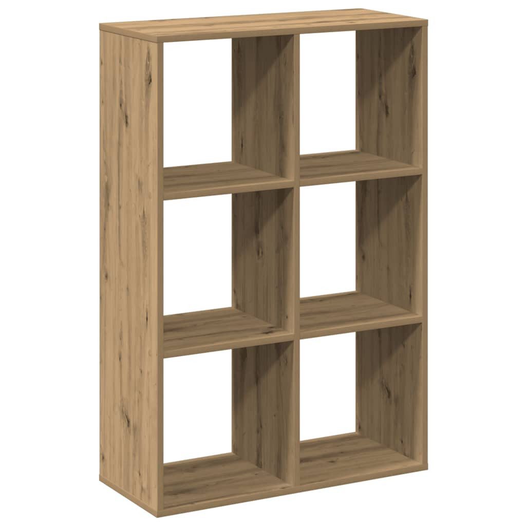 vidaXL Bücherregal Raumteiler-Bücherregal Artisan-Eiche 69,5x29x103,5 cm, 1-tlg.