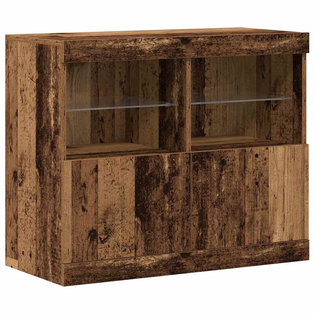 vidaXL Sideboard Sideboard Braun 81 x 37 x 67 cm Holzwerkstoff (1 St)