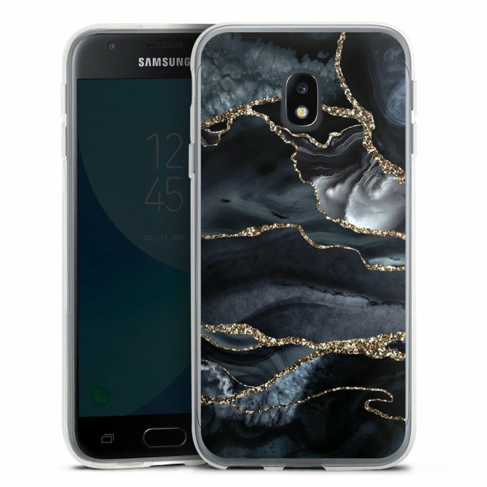 Deindesign Handyhulle Dark Marble Gold Glitter Look Samsung Galaxy J3 17 Silikon Hulle Bumper Case Handy Schutzhulle Smartphone Cover Glitzer Look Marmor Trends Online Kaufen Otto