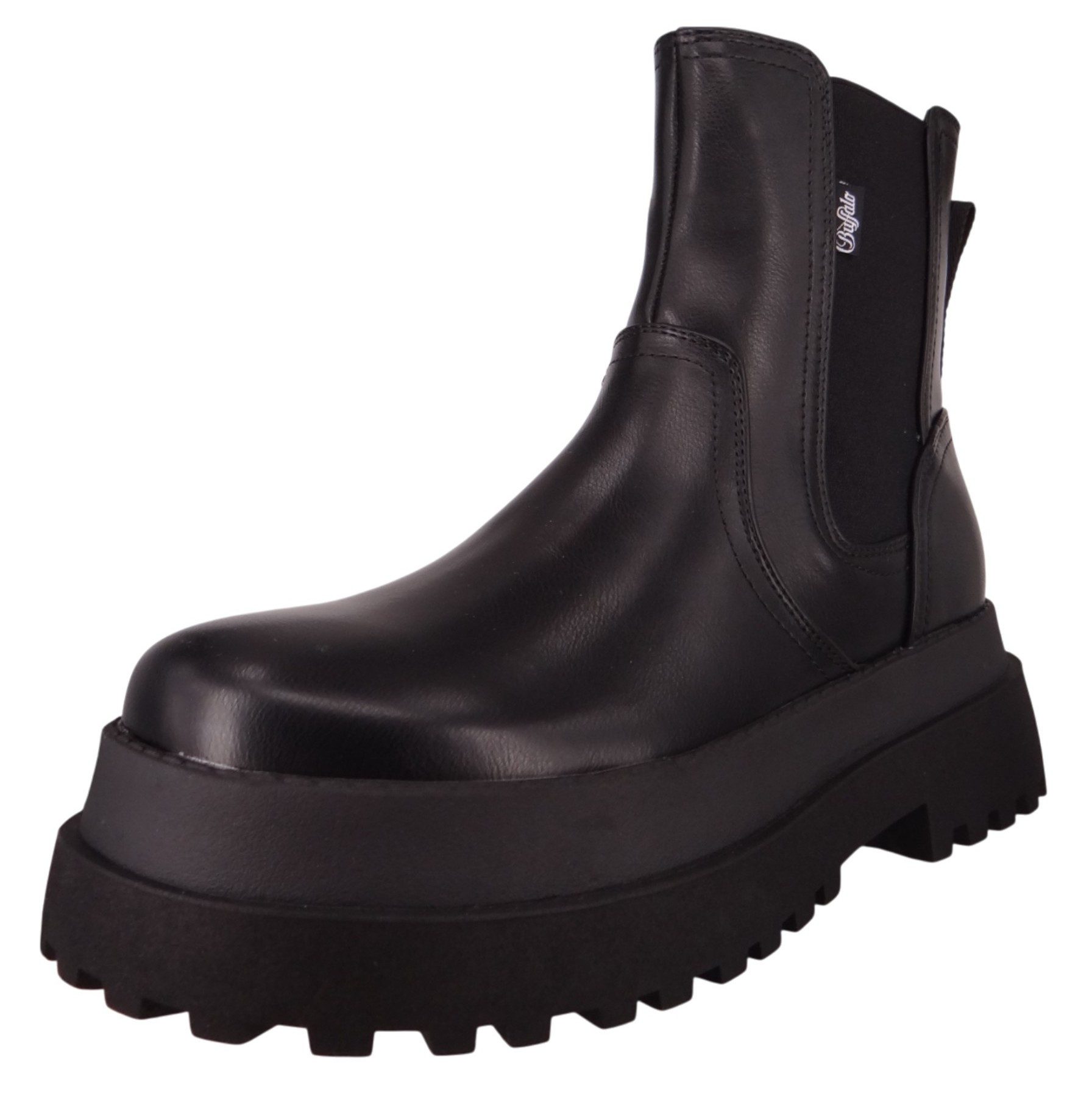 1270105 Pluto Chelsea Black Stiefelette
