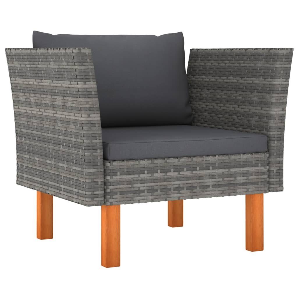 vidaXL Sofaelement Gartensofa Poly Rattan und günstig online kaufen