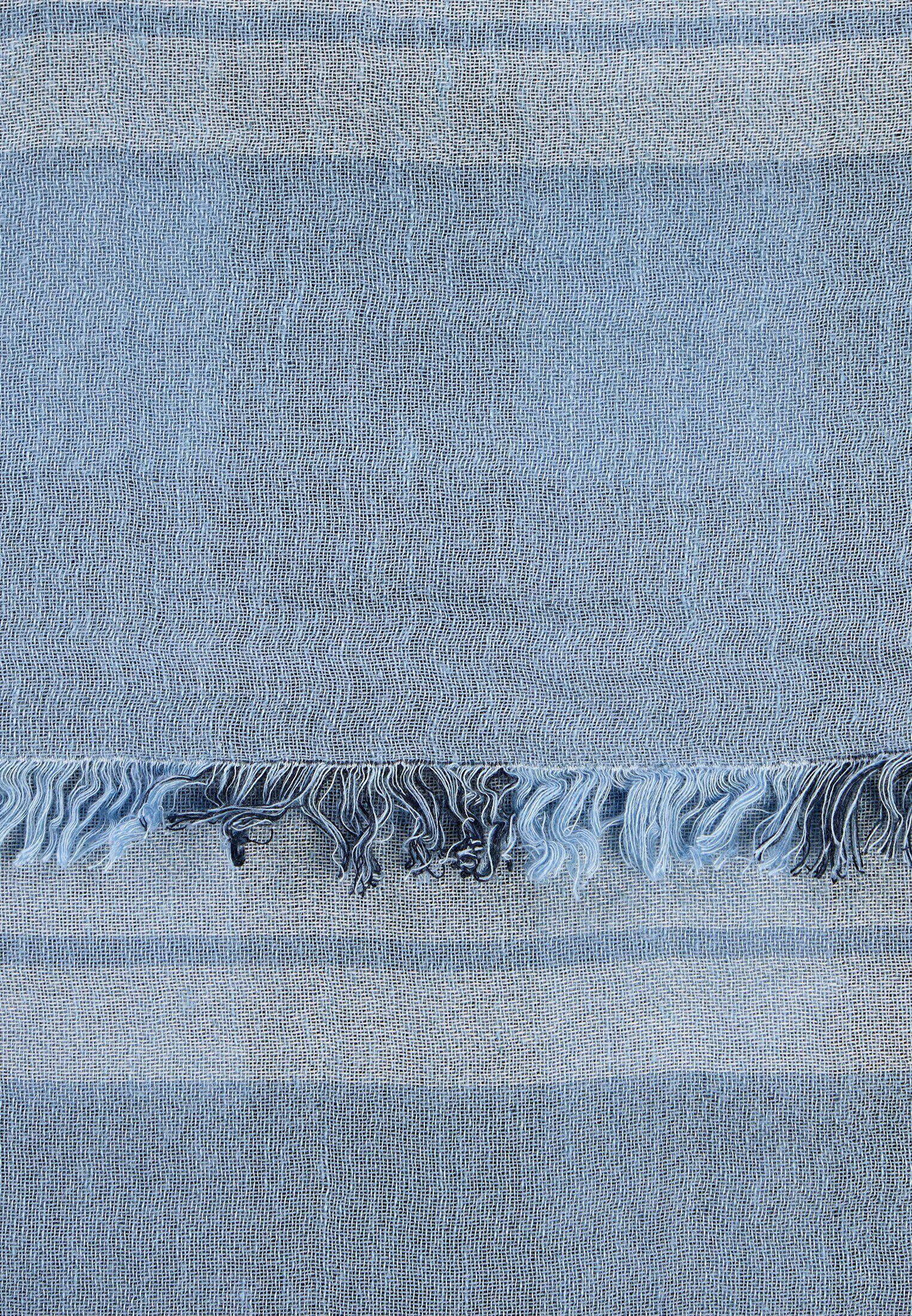 camel active Modeschal Schal aus Baumwollmix