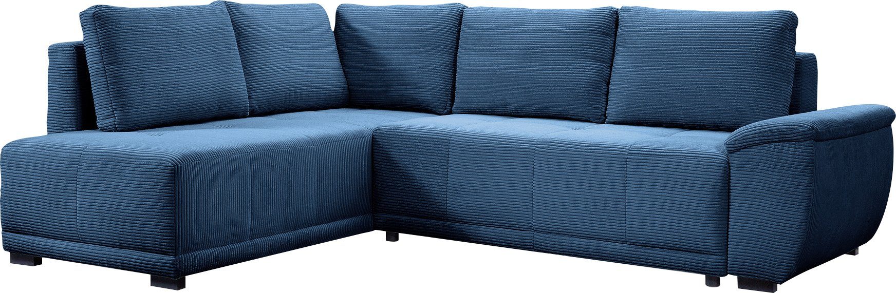 exxpo - sofa 5 Schlaffunktion Rückenkissen & fashion Ecksofa, inkl. mane Bettkasten, beidseitig