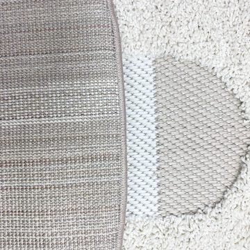 Teppich Spielteppich 3D Optik High Low Effekt Löwe creme braun weiß, Teppich-Traum, rechteckig, Höhe: 20 mm