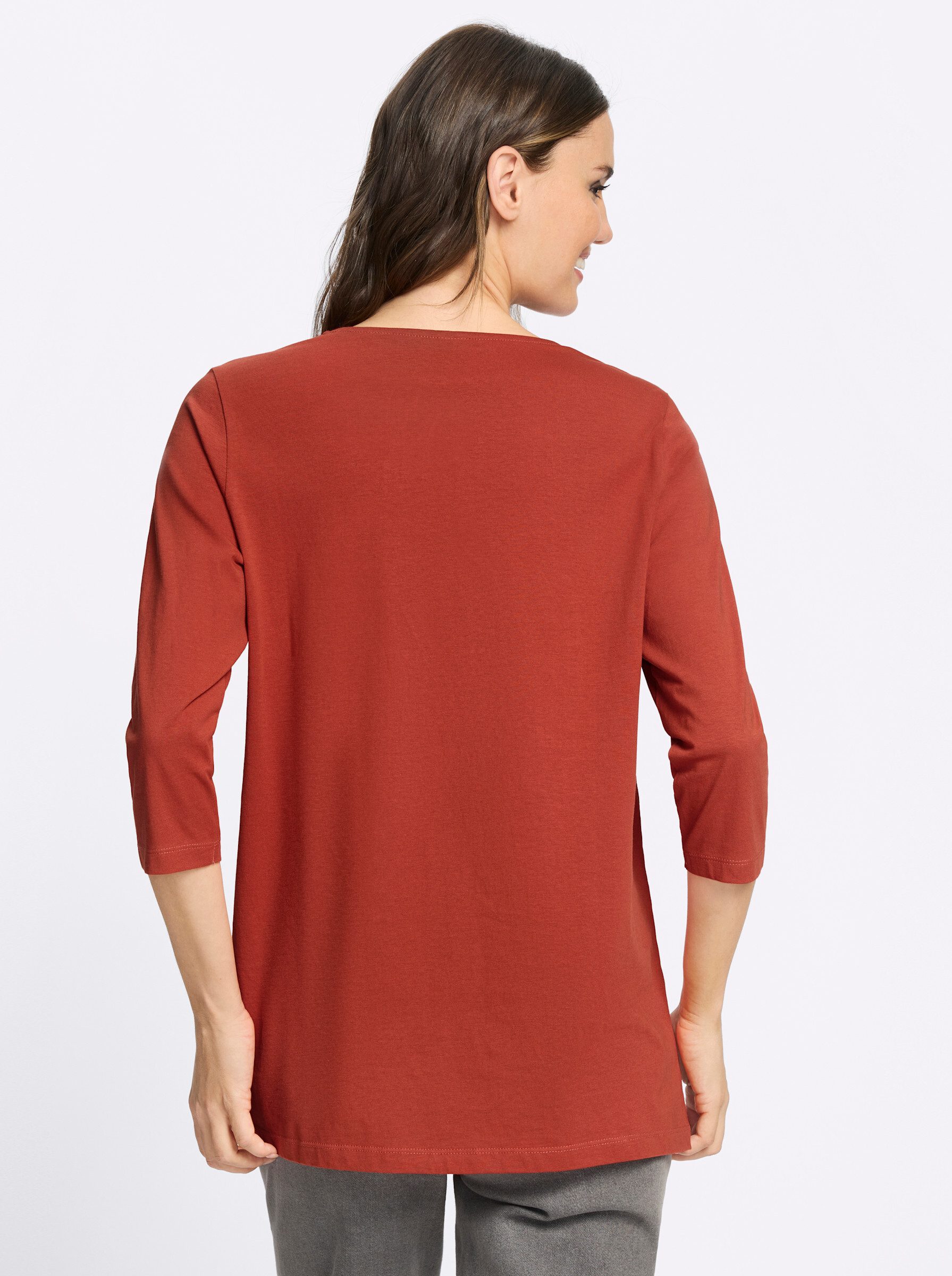 Sieh an! T-Shirt Longshirt 3/4-Arm – Bild 3 von 5