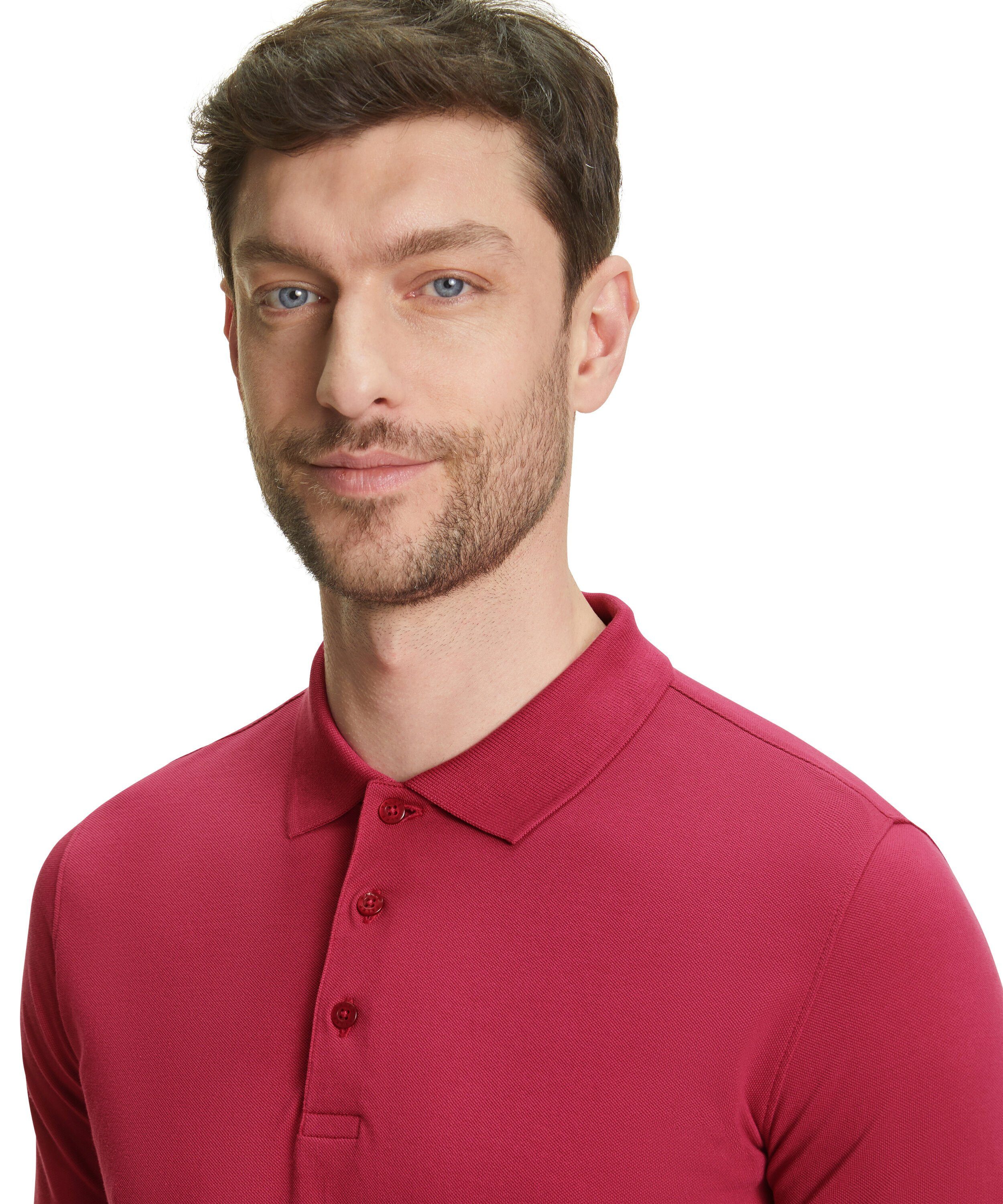 hochwertiger aus Pima-Baumwolle FALKE (8200) red Poloshirt