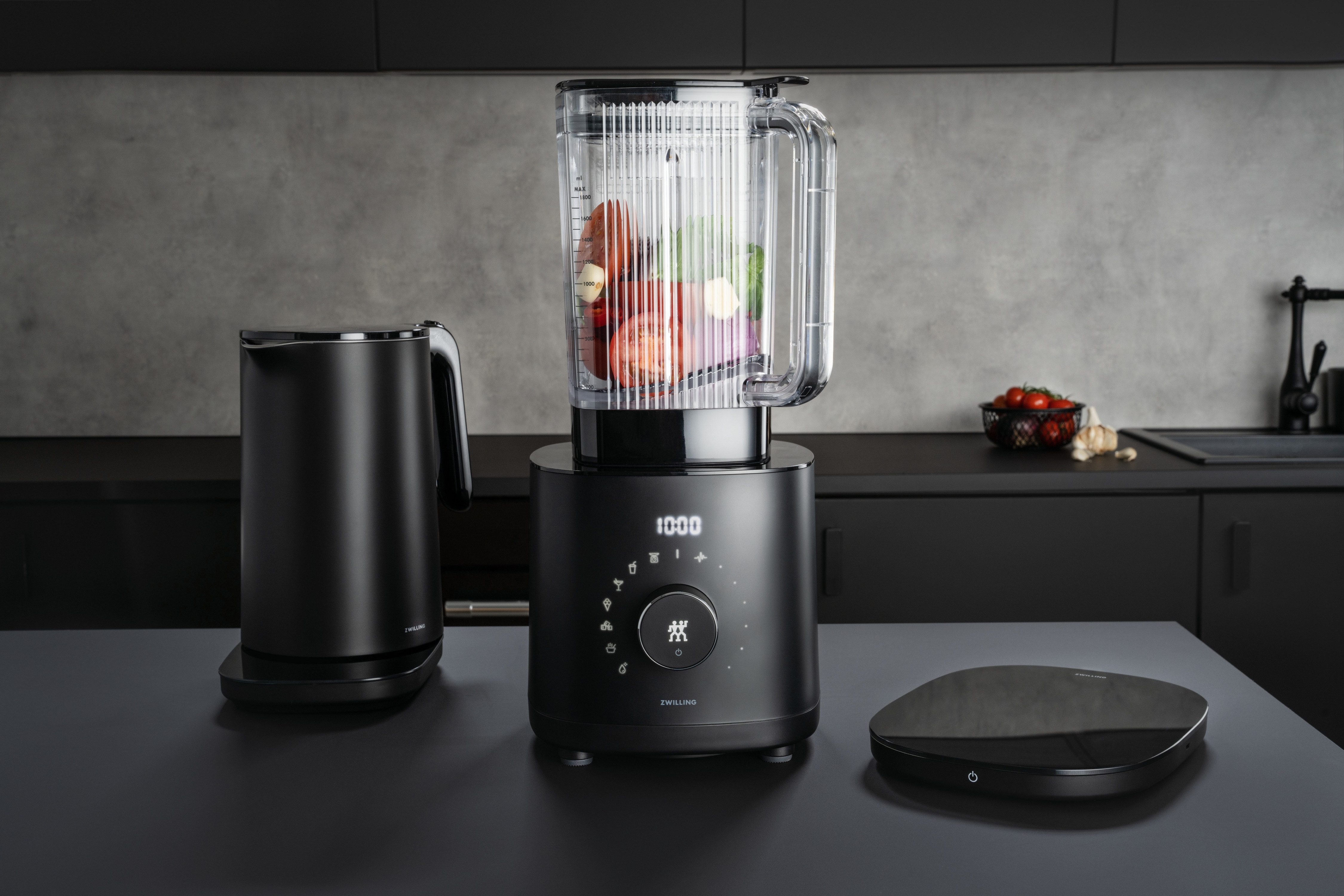 Zwilling Küchenwaage Enfinigy, Digitale Küchenwaage, LCD-Display, Aufladung per USB, bis 10 kg