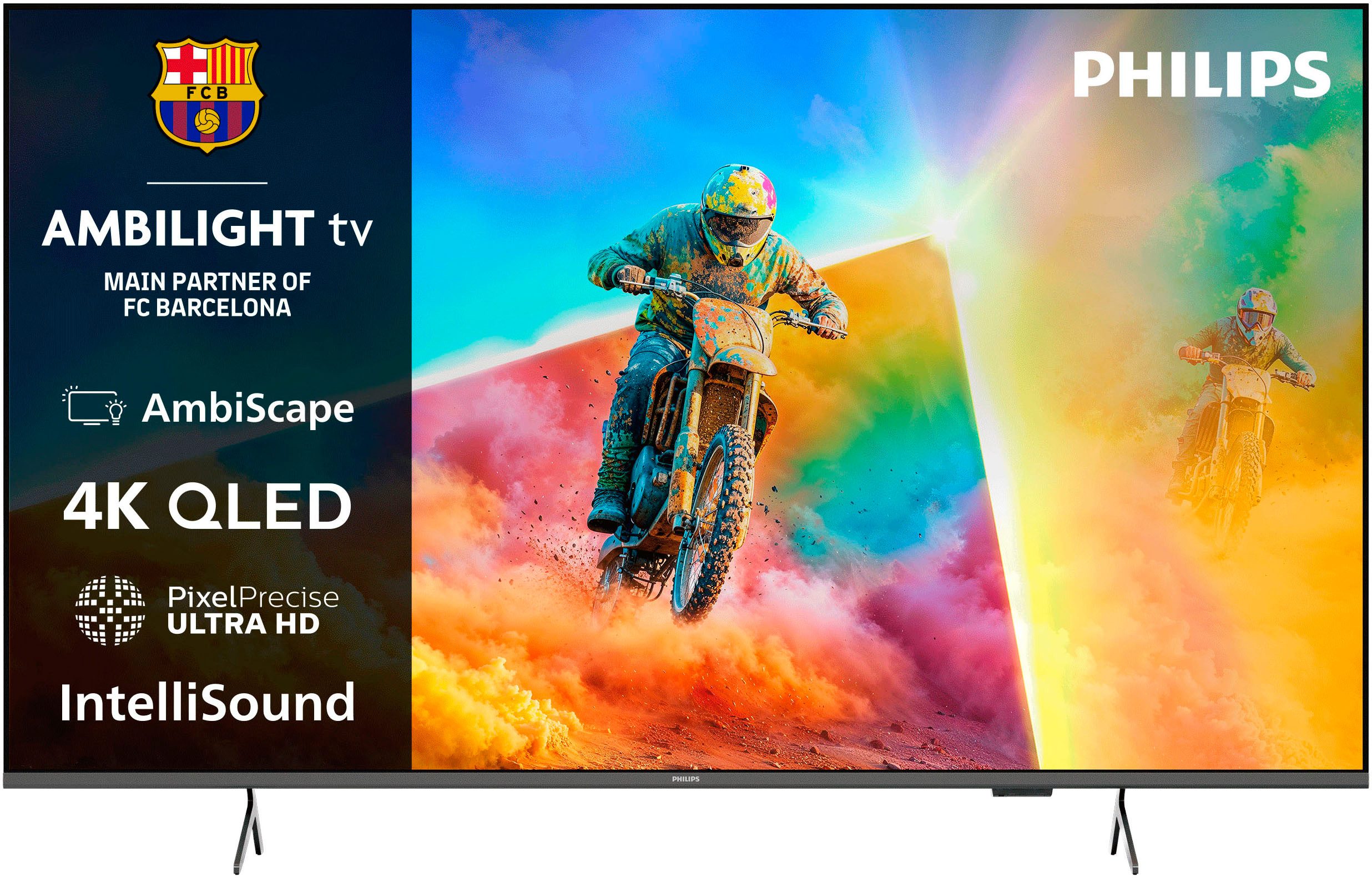 Philips 55PQS8501/12 QLED-Fernseher (139 cm/55 Zoll, 4K Ultra HD, Smart-TV)