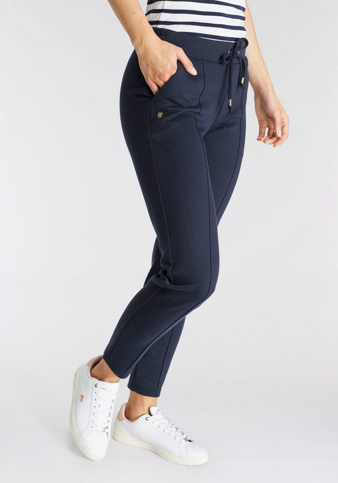 DELMAO Jogger Pants mit trendigen Ziernähten & elastischem Bund - NEUE  MARKE!