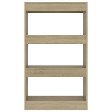 furnicato Bücherregal Bücherregal/Raumteiler Sonoma-Eiche 60x30x103 cm Holzwerkstoff