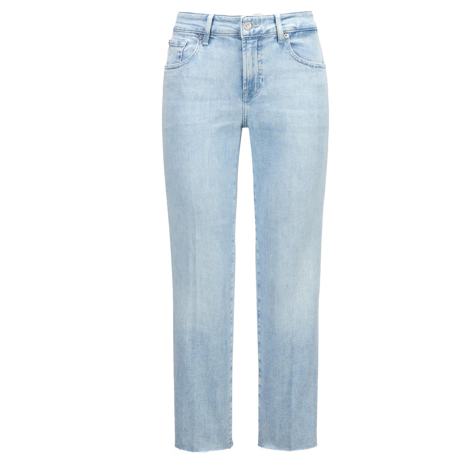 SEVEN FOR ALL MANKIND Straight-Jeans SEVEN FOR ALL MANKIND Jeans CALIE STRAIGHT Mid Waist - Blau