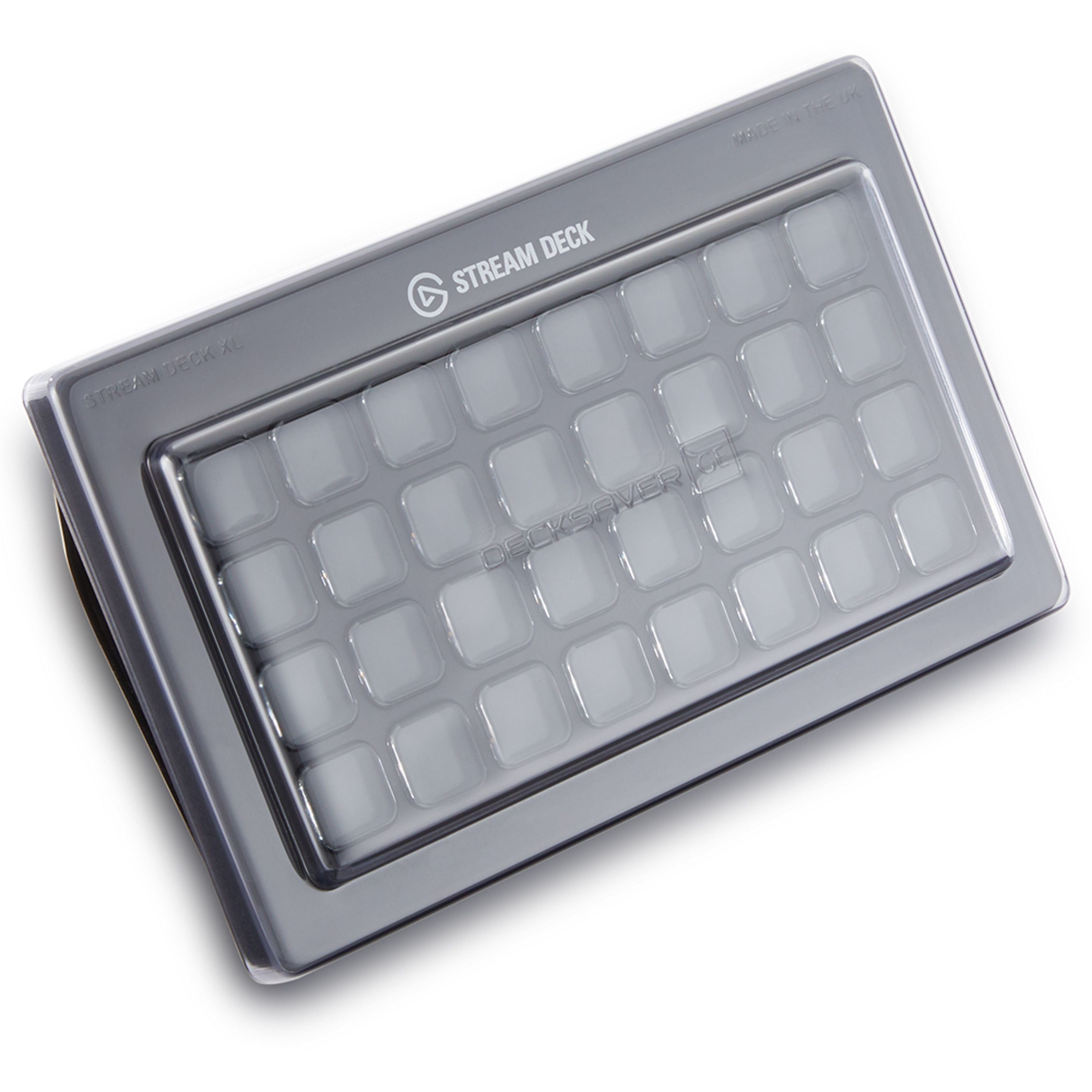 Decksaver Digitales Aufnahmegerät (Elgato Stream Deck XL Cover - Audio Interface Zubehör)