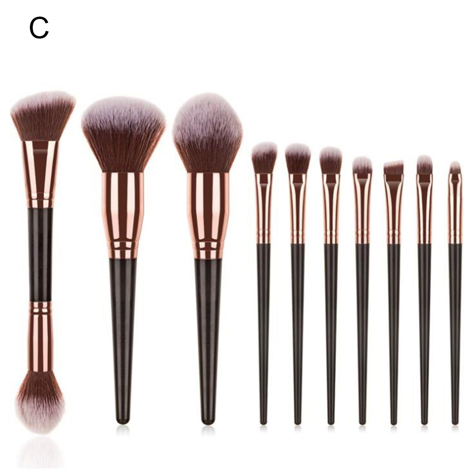 Rutaqian Lidschattenpinsel 15-teiliges Make-up-Pinsel-Set, Concealer, Lidschatten,Make-up-Pinsel