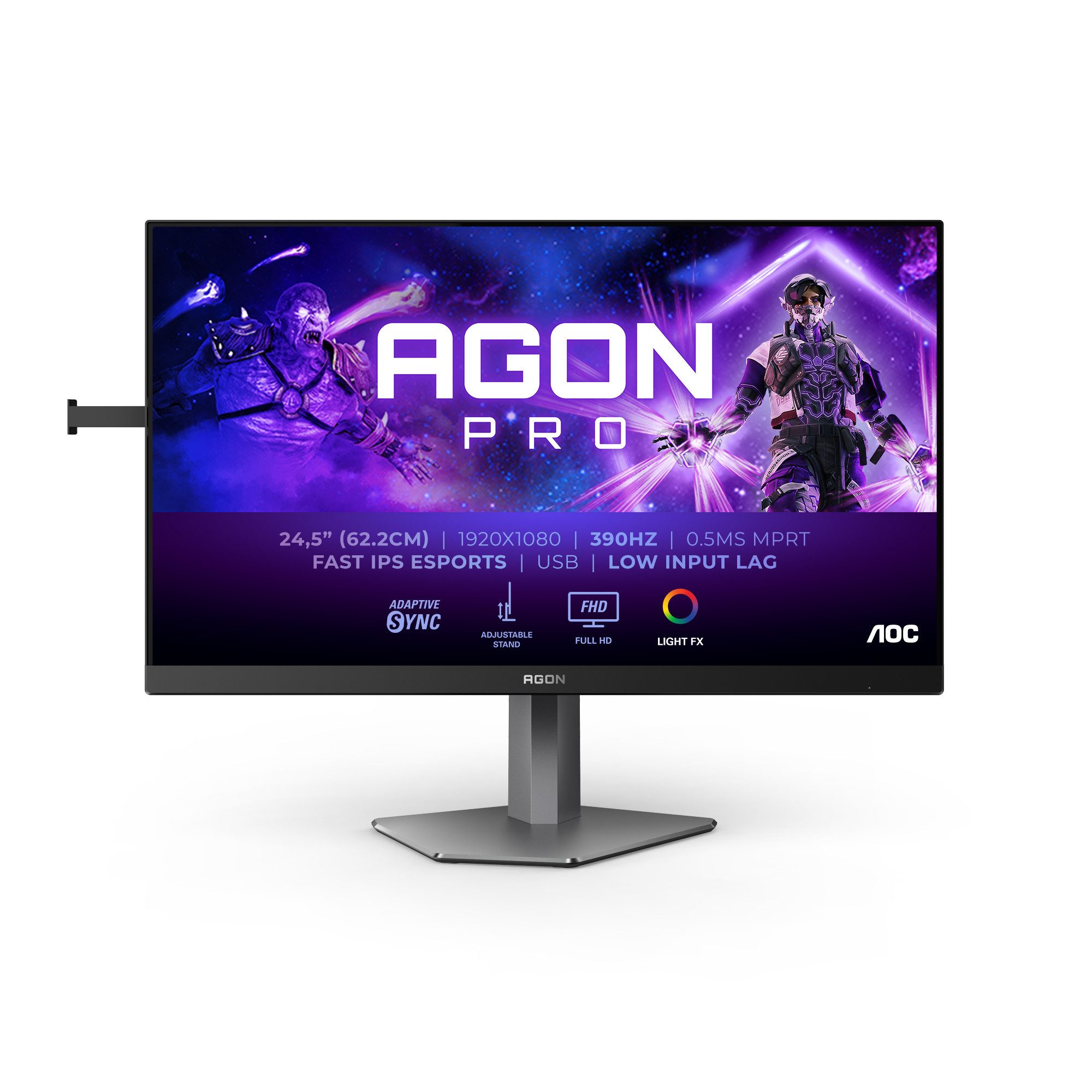 AOC AG256FS Gaming-Monitor (62,2 cm/25 ", 1920 x 1080 px, Full HD, 0,3 ms Reaktionszeit, 390 Hz)