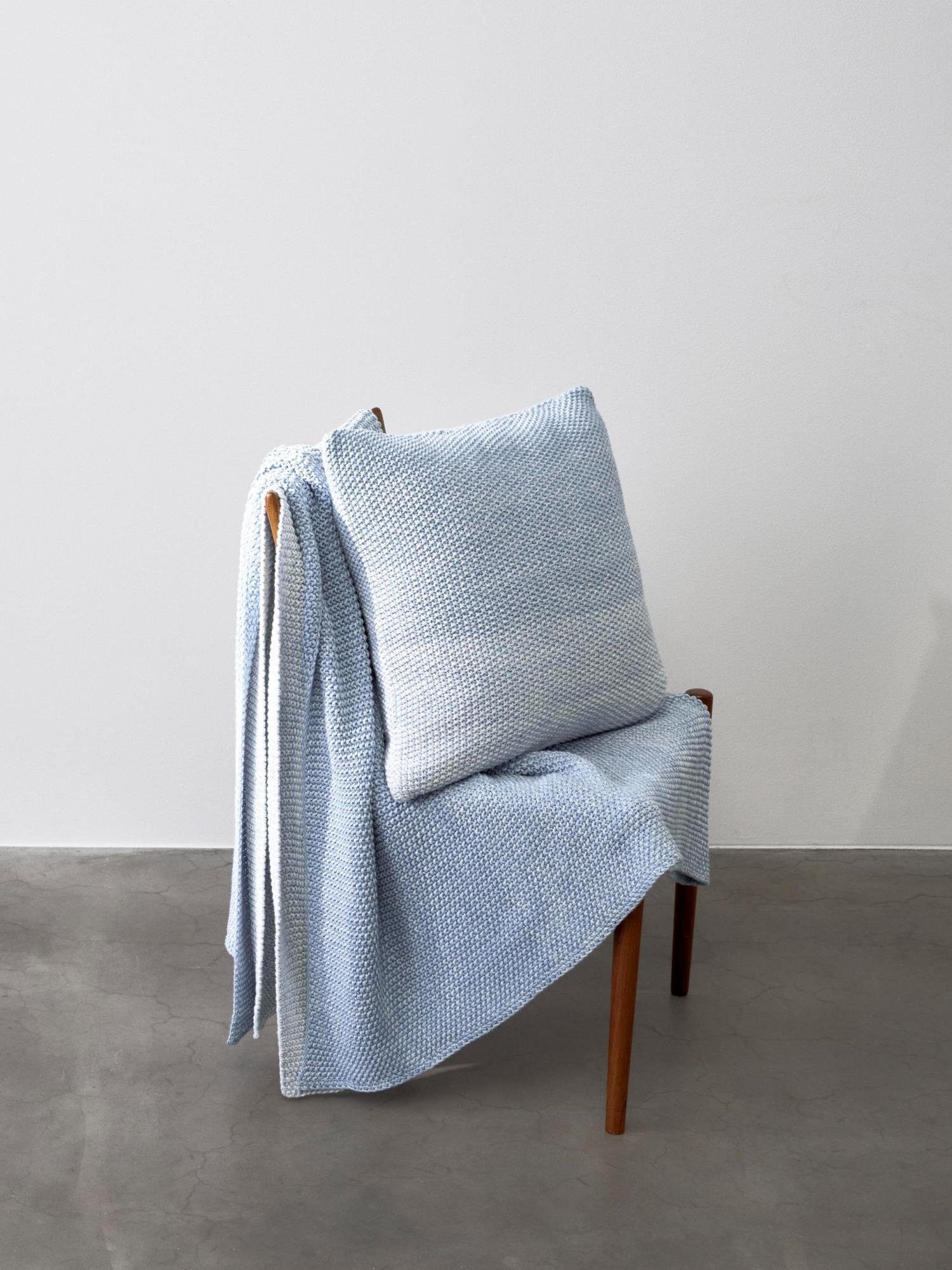 Plaid Nordic knit melange, Marc O'Polo Home, aus Bio-Baumwolle