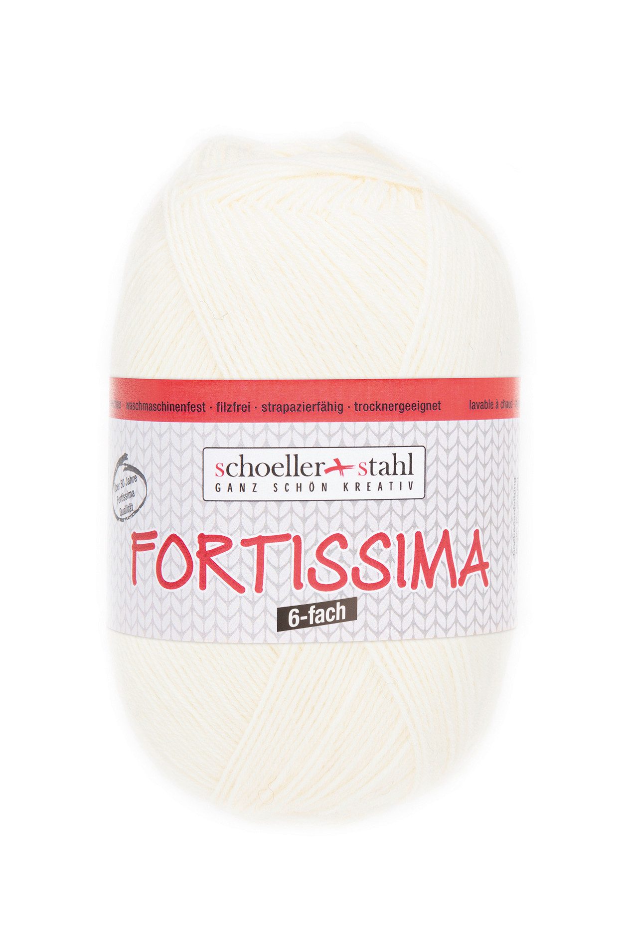 Schoeller + Stahl Fortissima 6-fach Uni & Melangen Häkelwolle, 410 m, robust, stilvoll und vielseitig