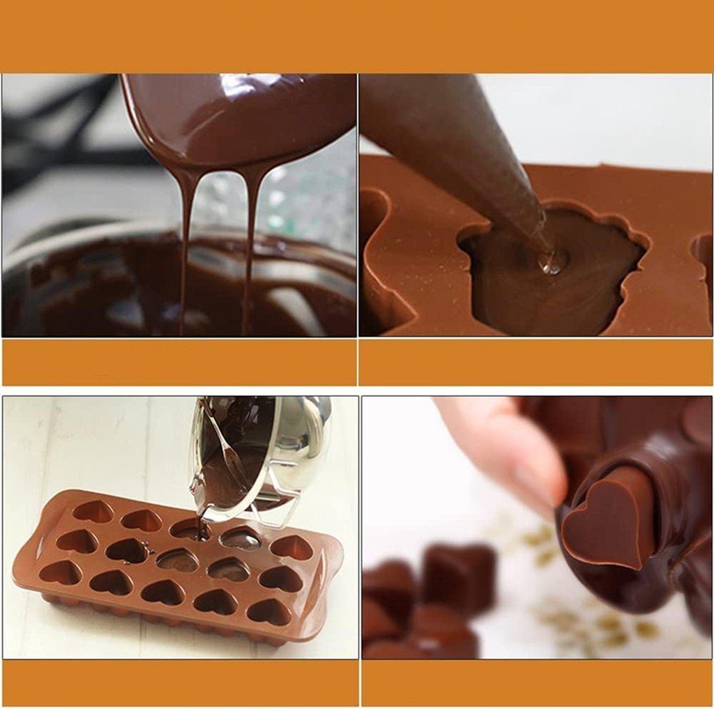 Backwerkzeuge, Stück WaKuKa 6 (6-tlg) Schokoladen-Silikonformen, Schokoladenform