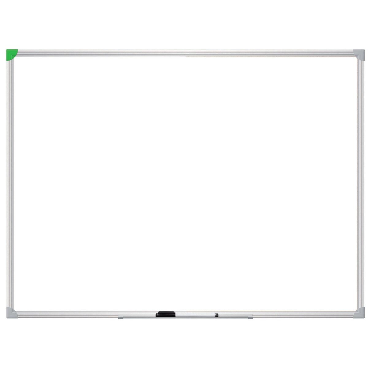 FRANKEN Magnettafel Whiteboard Schreibtafel U-Act, 180x120cm, magnethaftend, Alurahmen
