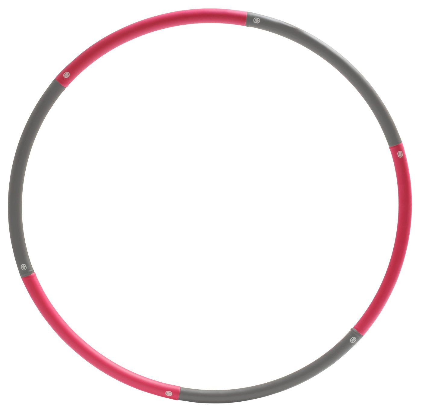 Yogistar Hula-Hoop-Reifen Hula-Reifen - pink - steckbar (Standard, 1-tlg., Standard), Hula-Hoop-Reifen zum Abnehmen, für Spaß und Fitness.