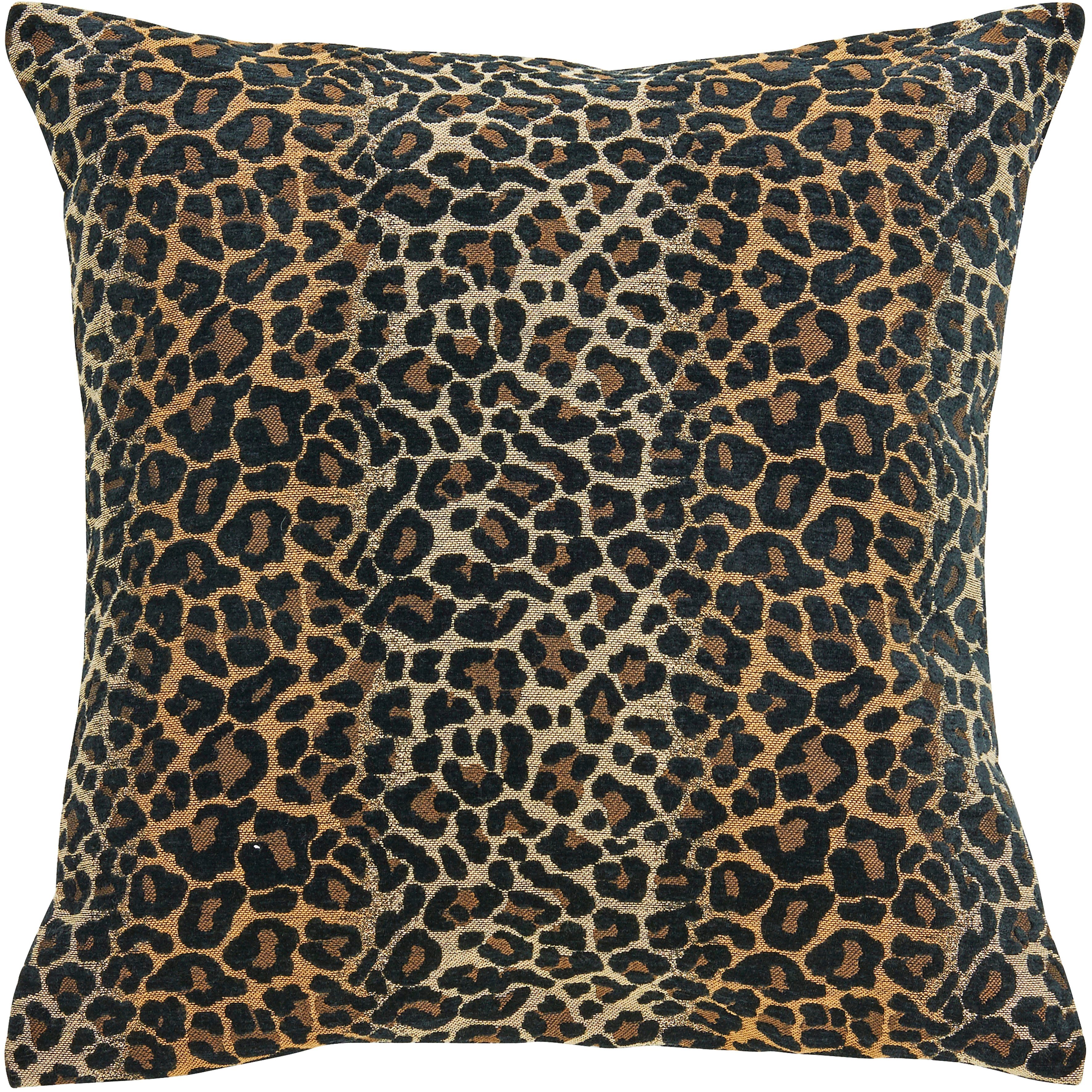 Kissenhülle Leopard, done.® Stück), Jaquardgewebte Leoparden-Look (1 Kissenhülle im