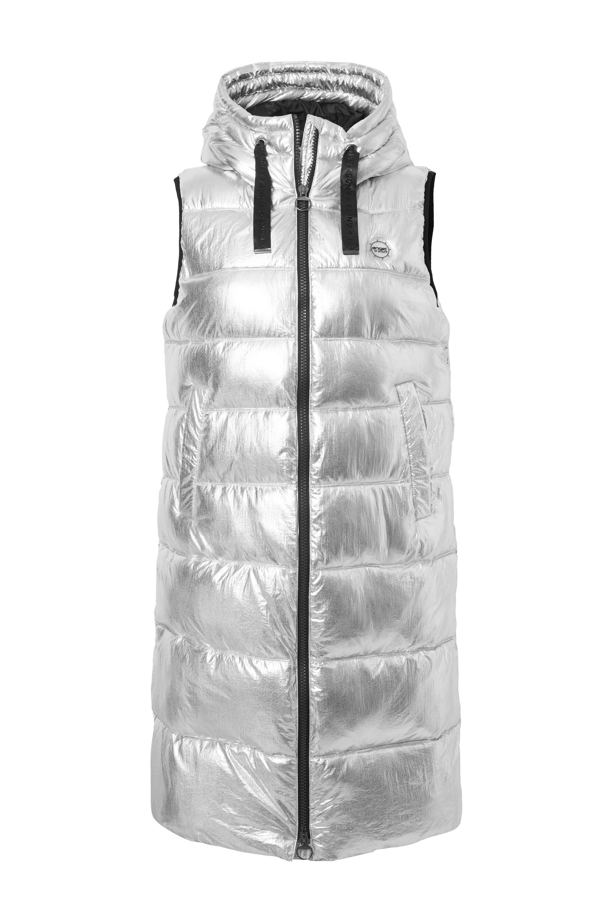 Angel of Style Steppweste Long-Steppweste Lack-Optik günstig online kaufen