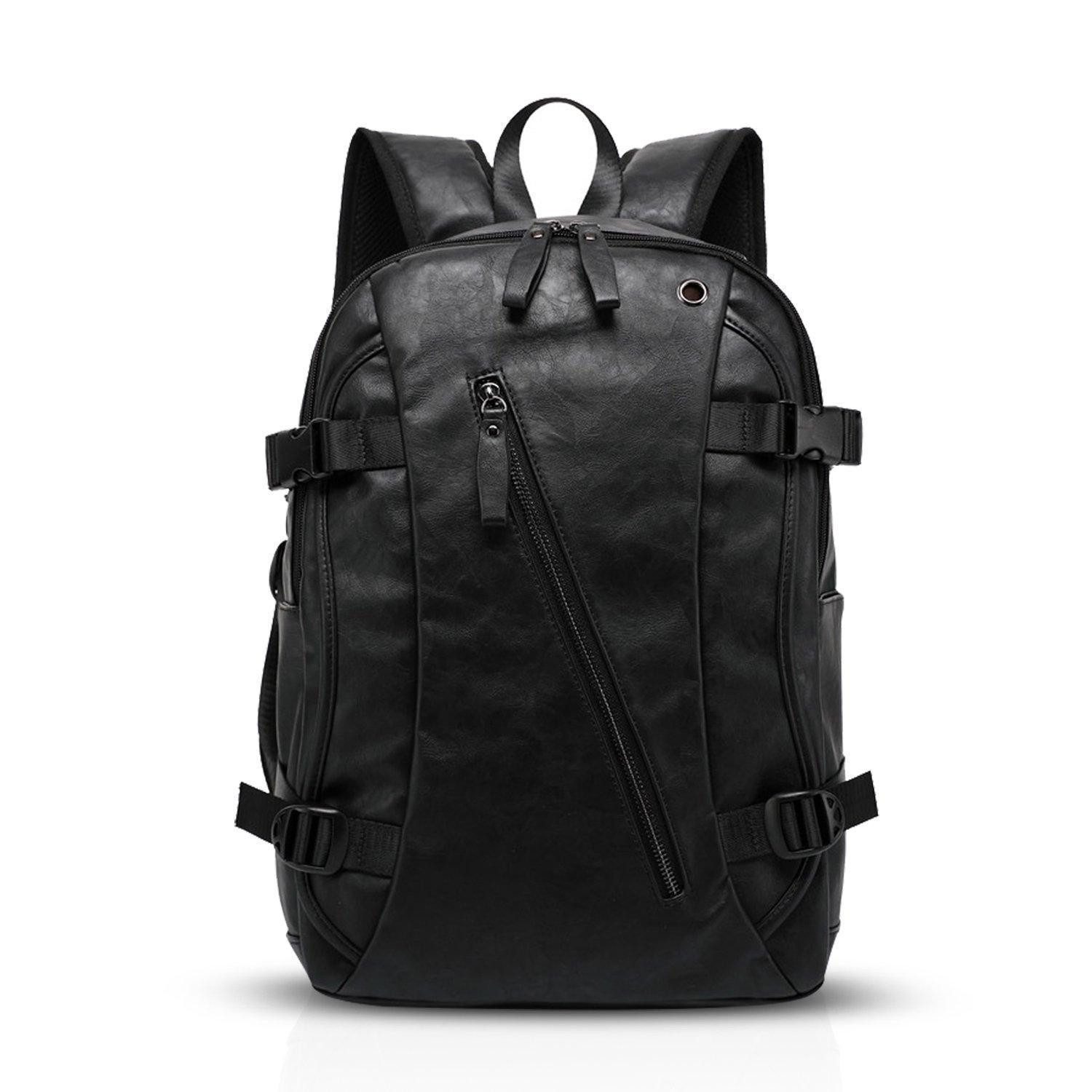 LuxusKollektion Schulrucksack Rucksack Unisex Wasserdicht PU Schwarz