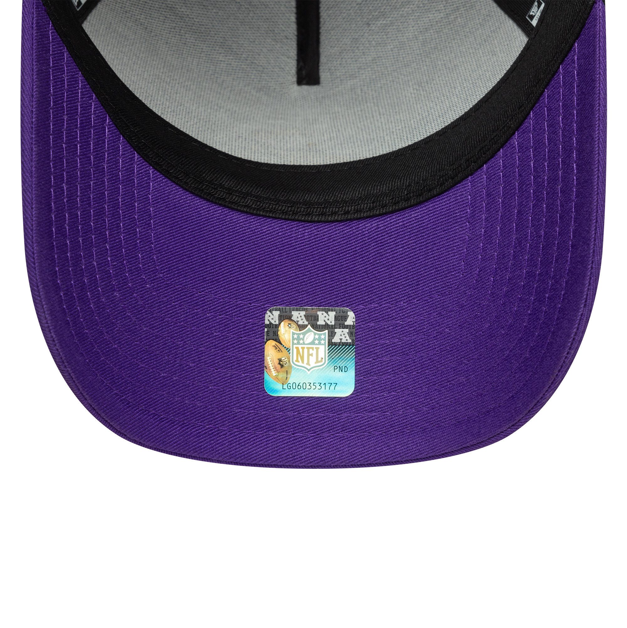 New Era Snapback Cap 9FORTY E-Frame Minnesota Vikings NFL Charcoal