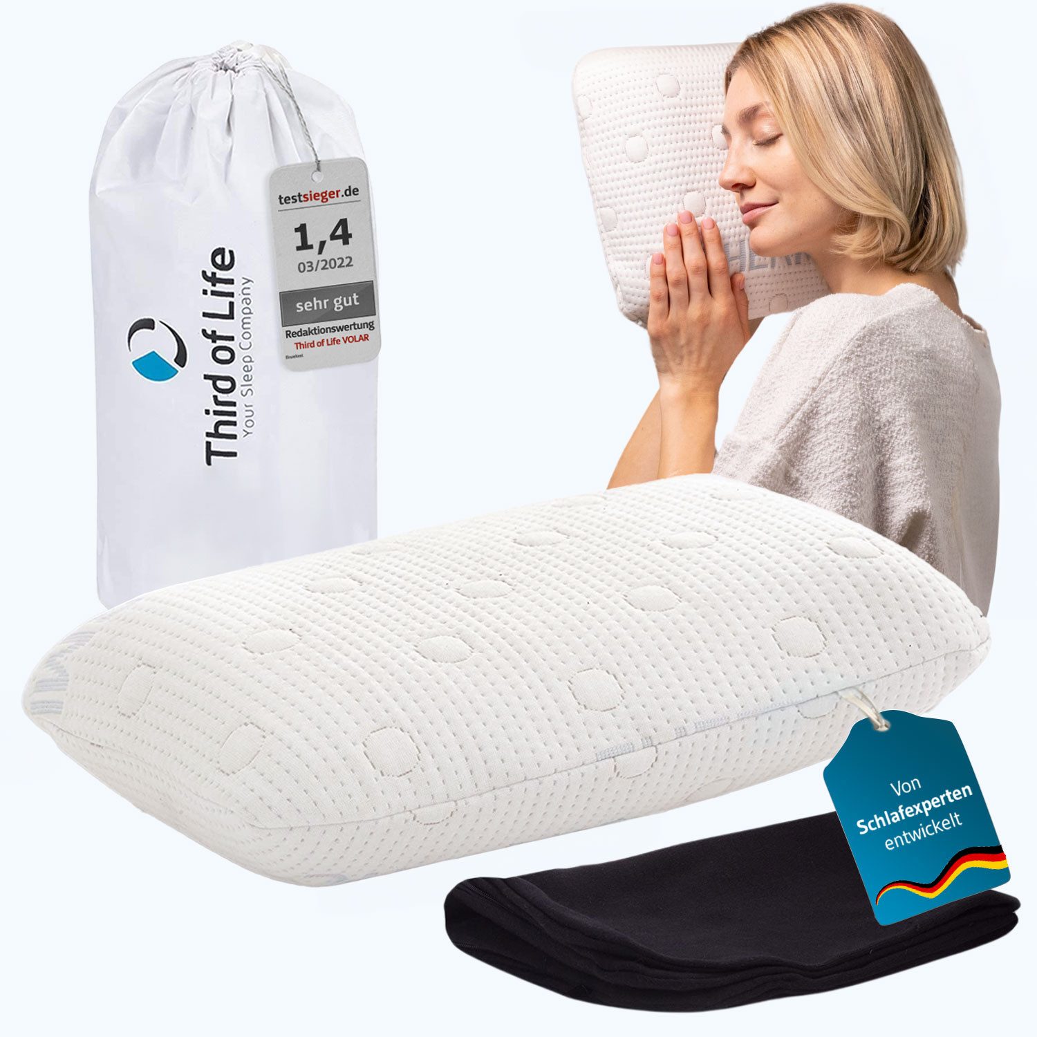 Third of Life Reisekissen VOLAR Nackenkissen mit thermoregulierendem Bezug, günstig online kaufen