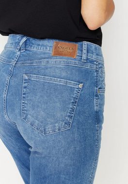 ANGELS 7/8-Jeans Jeans Darleen Crop TU Ribbon mit Organic Cotton mit Label-Applikationen