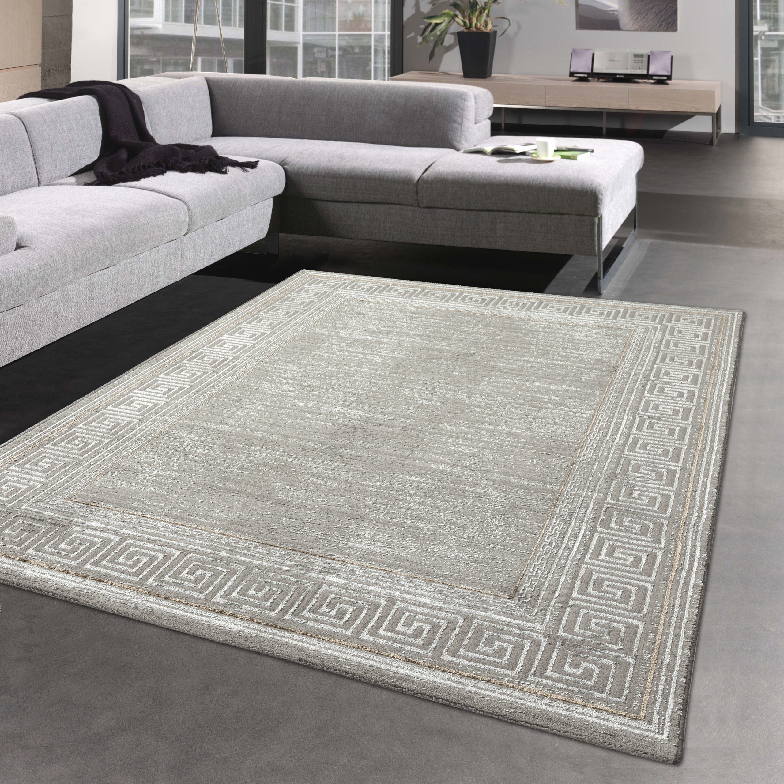 Carpetia Teppich Schlichter Orientteppich mit Verzierungen günstig online kaufen