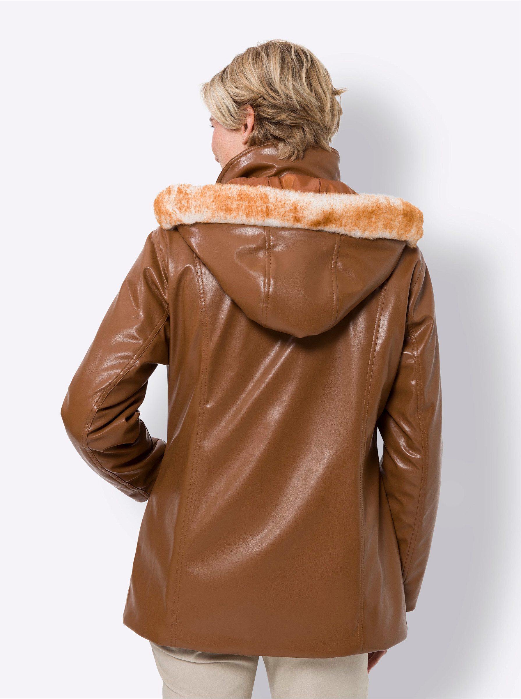 Sieh an! Allwetterjacke Lederimitatjacke günstig online kaufen