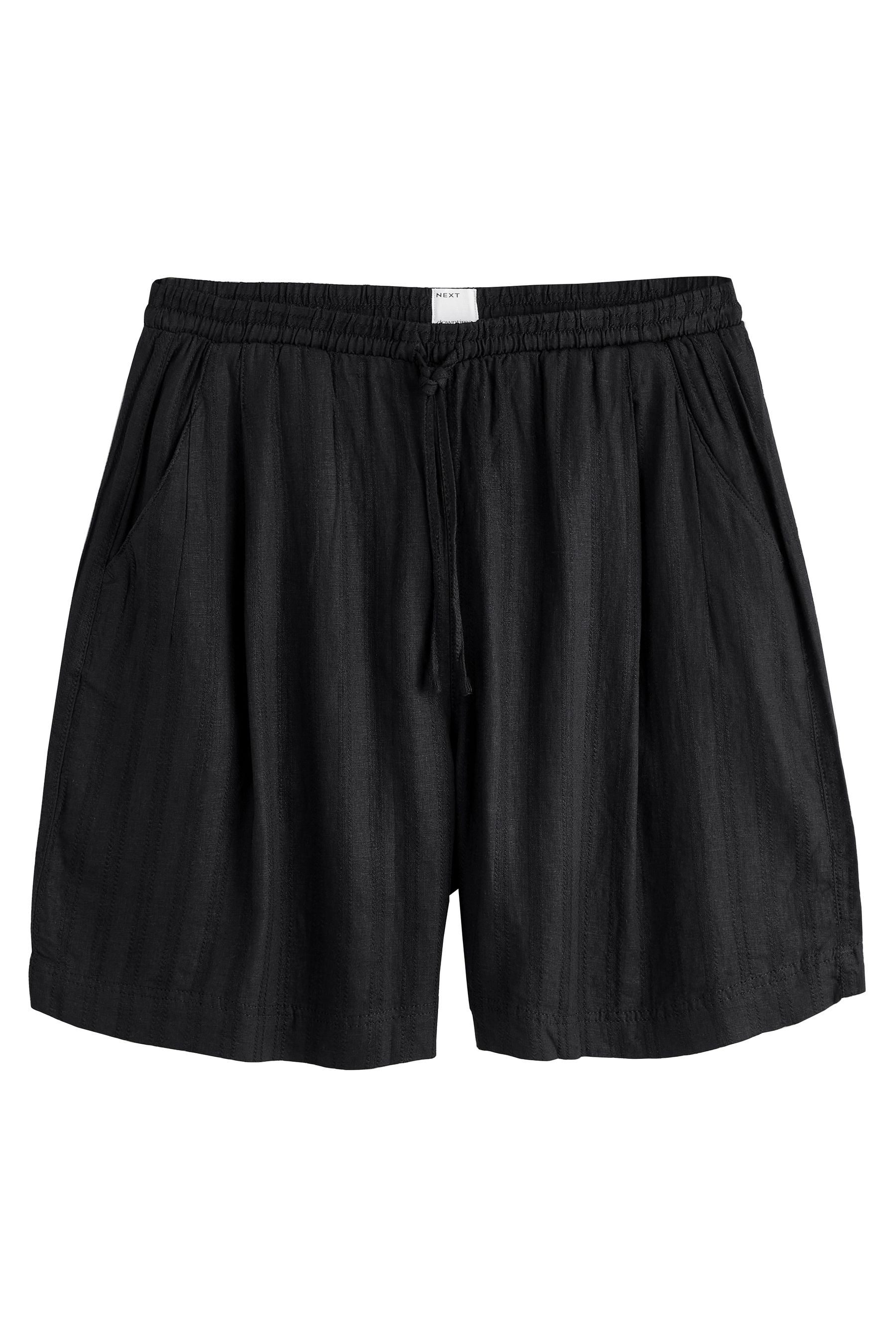 Shorts Shorts aus Leinen mit Motiv