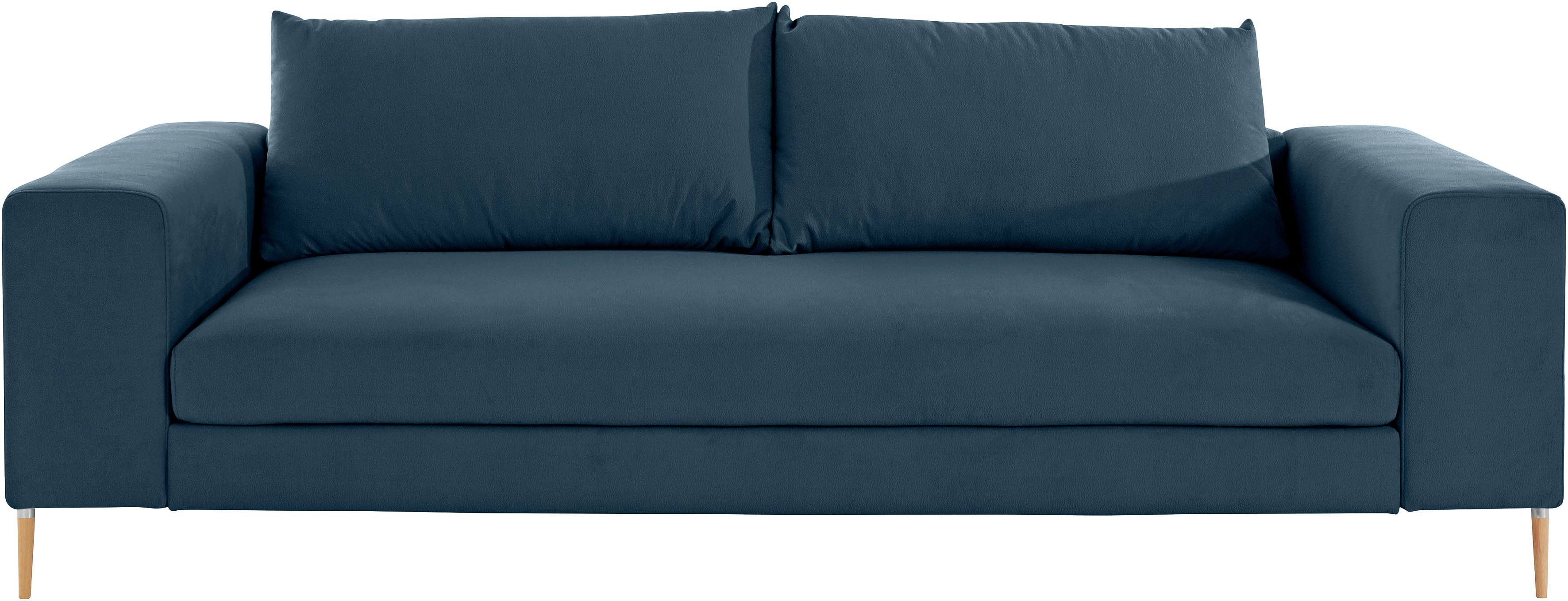 OTTO products 3-Sitzer Finnja, softer, legerer Sitzkomfort, hoher Fuß, bequem und elegant, mit Recycling-Bezug