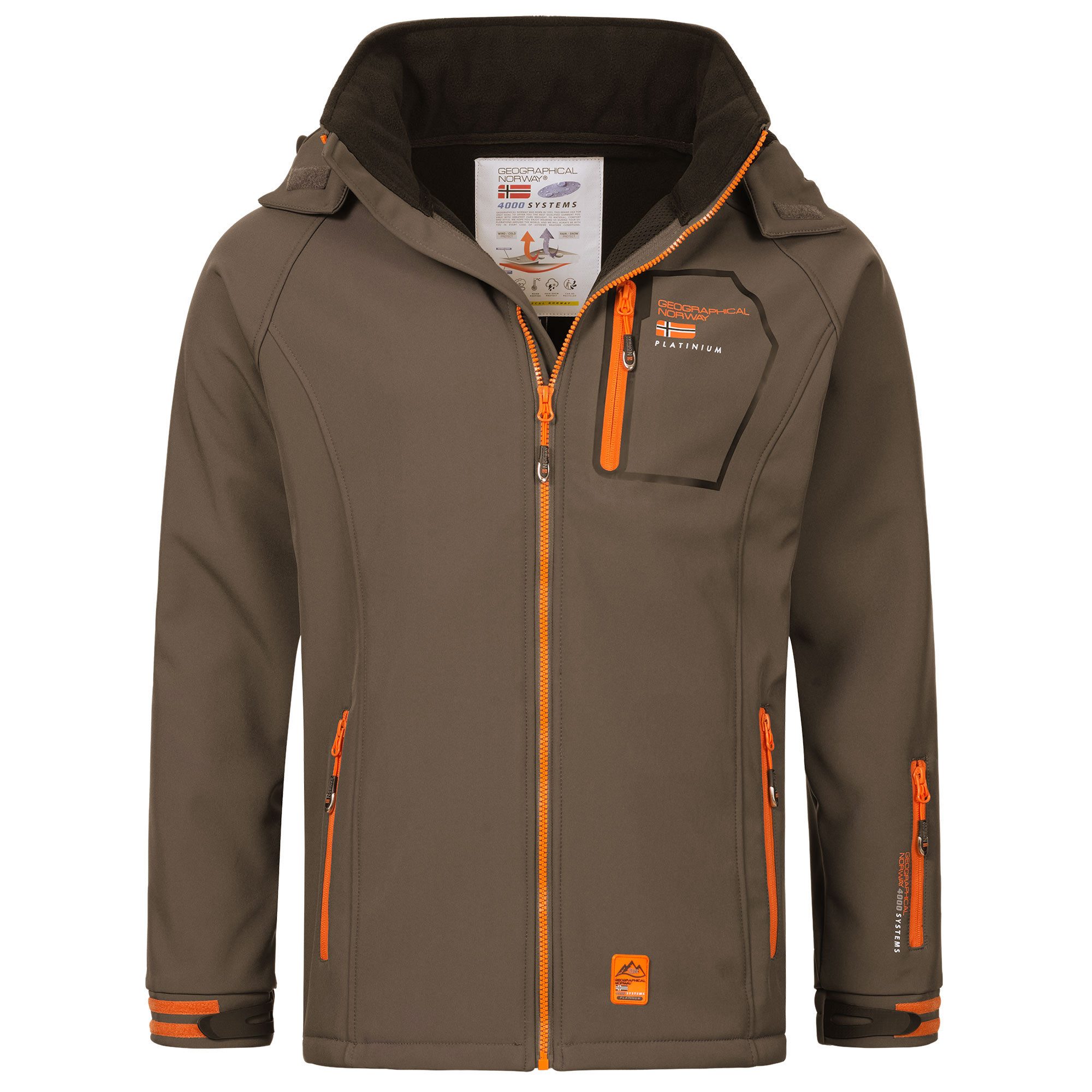 Geographical Norway Softshelljacke Herren Jacke Herbst Winter Regen Übergangs Windbreaker RIZ
